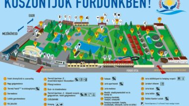 Termy Bogács fürdo mapa