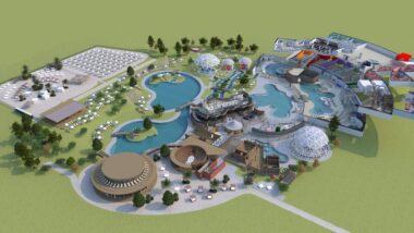 Termy Aquagardens Verona - mapa kompleksu