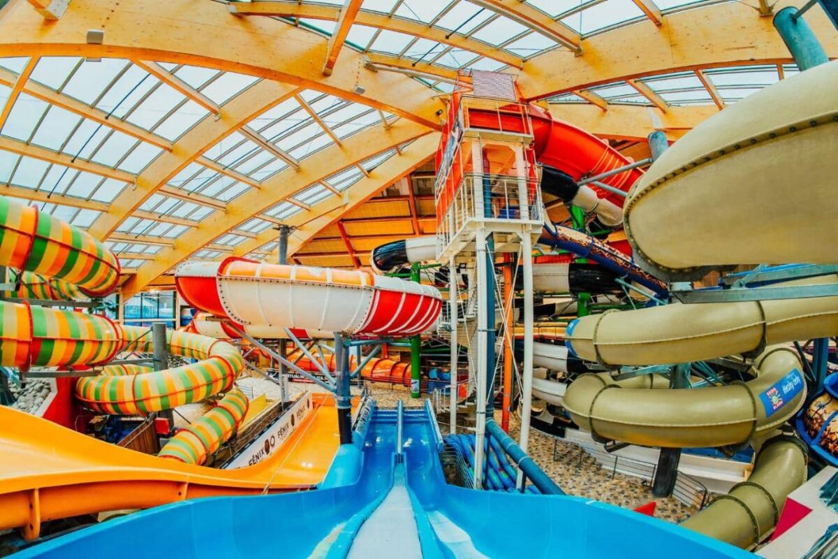 Aquapalace Praha - tobogan