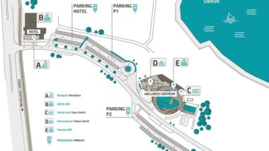 Thermal Šírava - mapa kompleksu