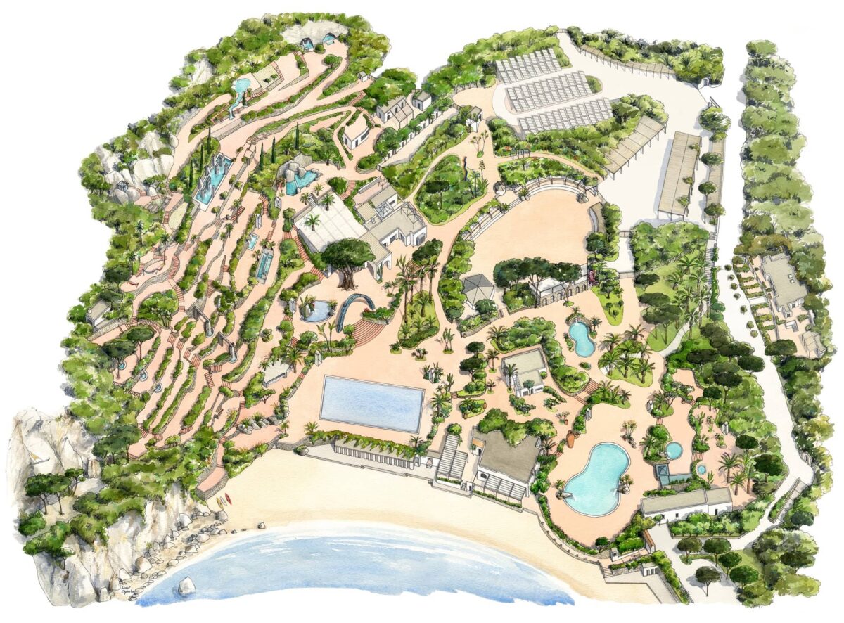 Mapa term Negombo, Ischia